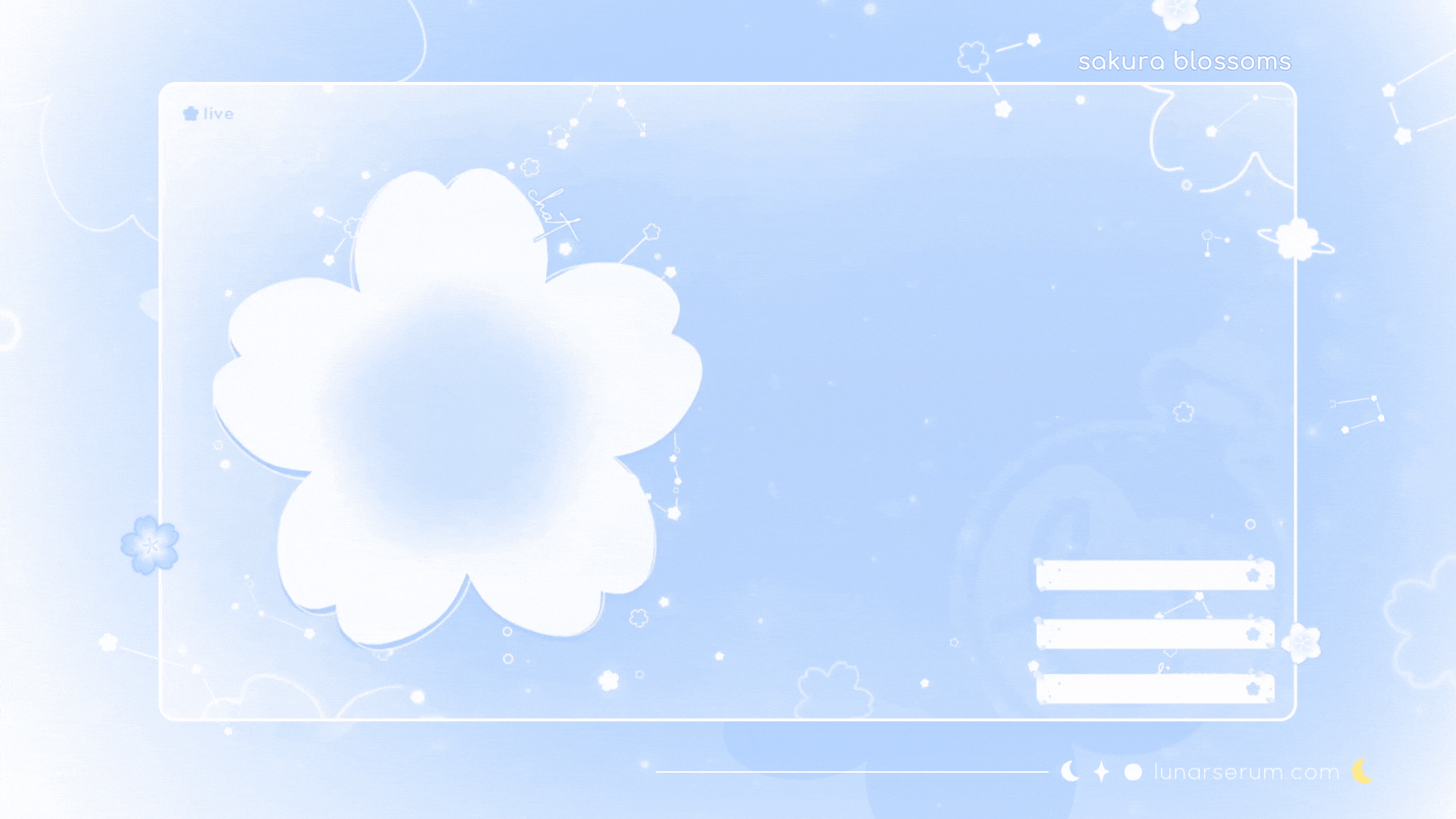 blue sakura overlays preview