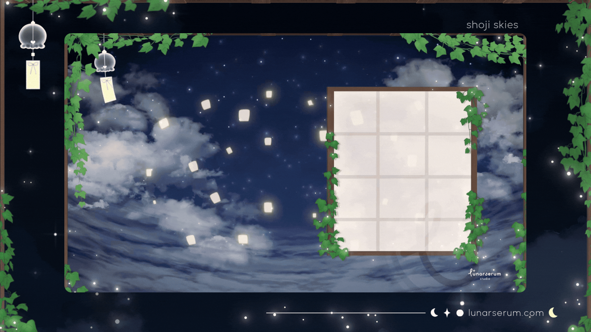 night shoji skies overlays preview